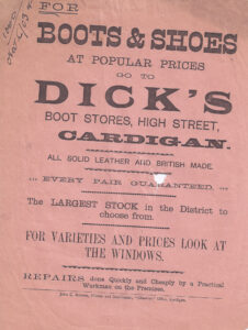 Advertisement for Dick’s Boot Stores
