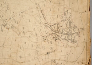 Extract from the Tithe Map of Cardigan, 1847