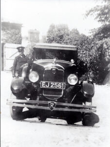 Victor Reed with John Evans’ Car